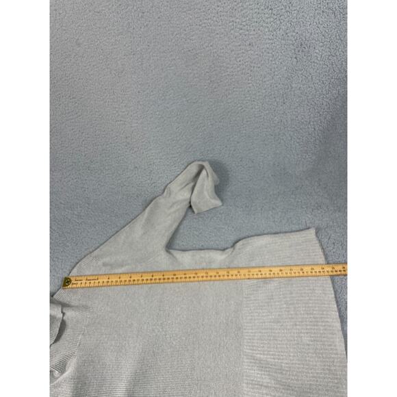 Soft Surroundings Womens Size M Pullover Turtle Neck Gray Ribbed Sweater - Picture 5 of 13